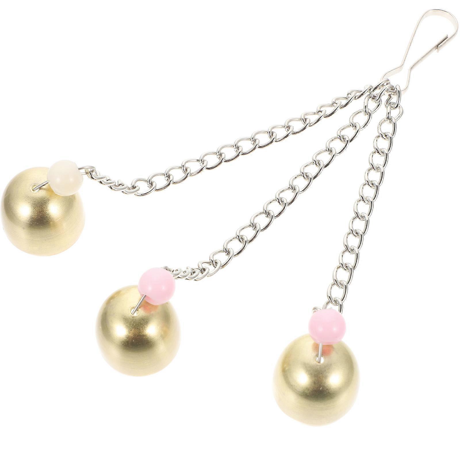 Durable Suspending Bird Bell String Pendant for Parrots – Cage Accessory to Encourage Play and Reduce Destructive Behavior