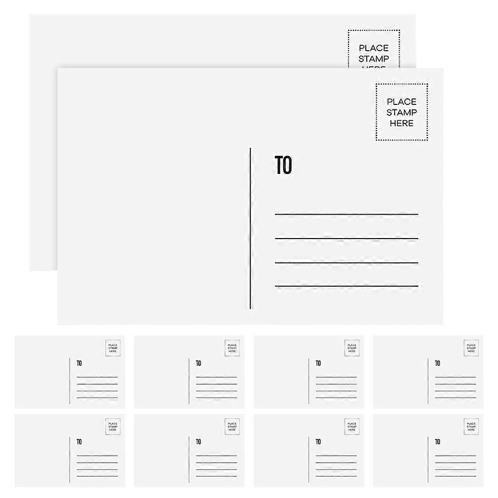 10Pcs Blank Postcard Multi-Function Greeting Card DIY Blank Greeting Postcards for Mailing Writable Paper Cards for Personal Messages Encouragement