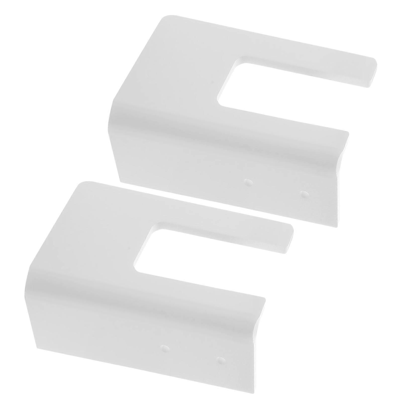 White Acrylic Skateboard Wall Mount Display Rack for Home Use Sturdy and Stylish 1 Set