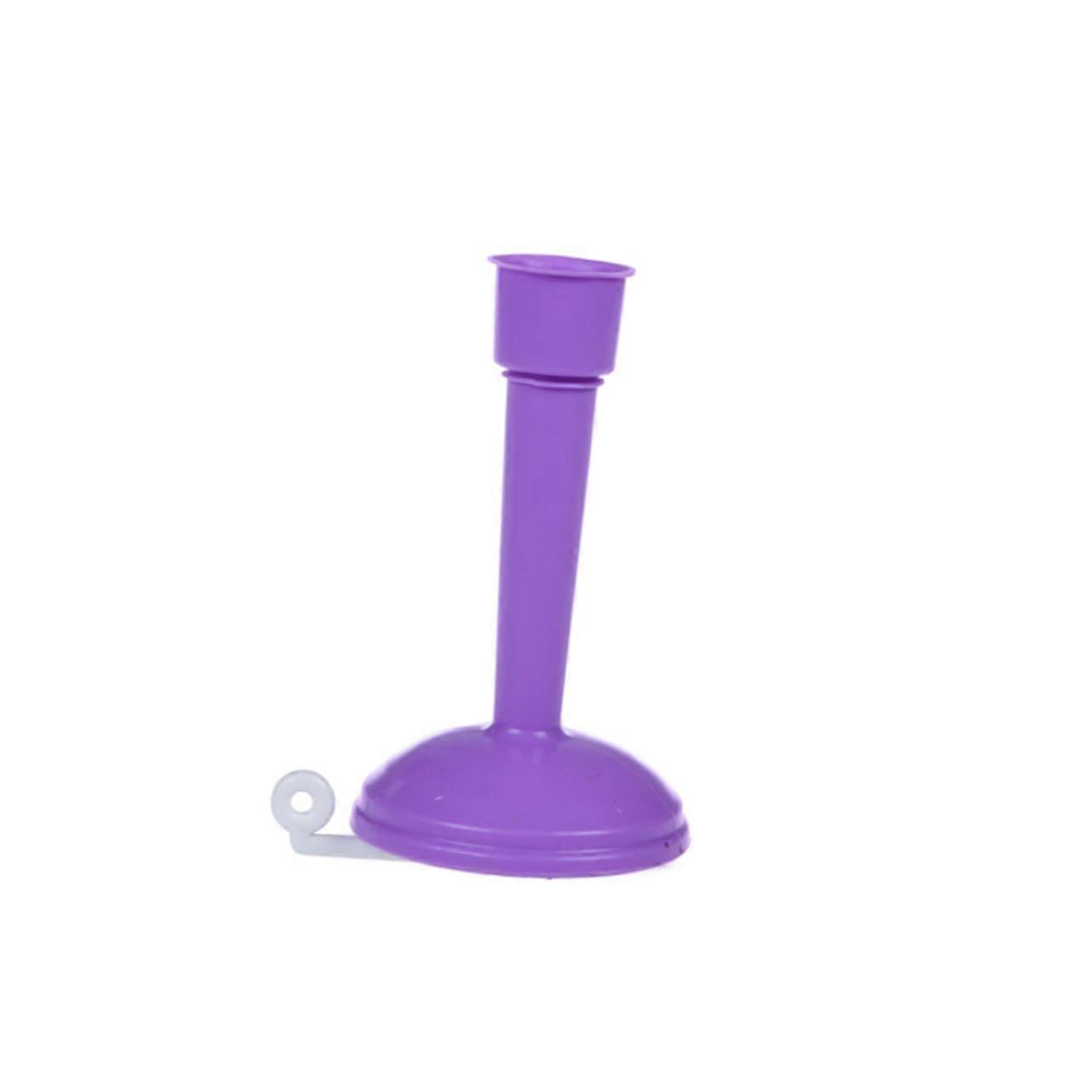 Adjustable Water Saving Extender with Filter Head for Bathroom Compatible with Splash Design Purple Short