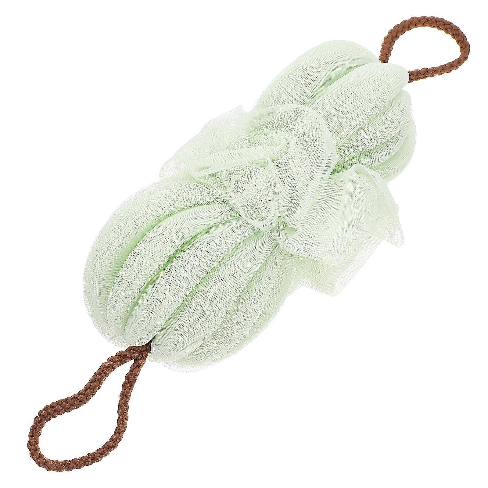 Practical Bath Tools Long Shape Bath Flower Easy to Use Home Use 38x10cm Pe 2Pcs