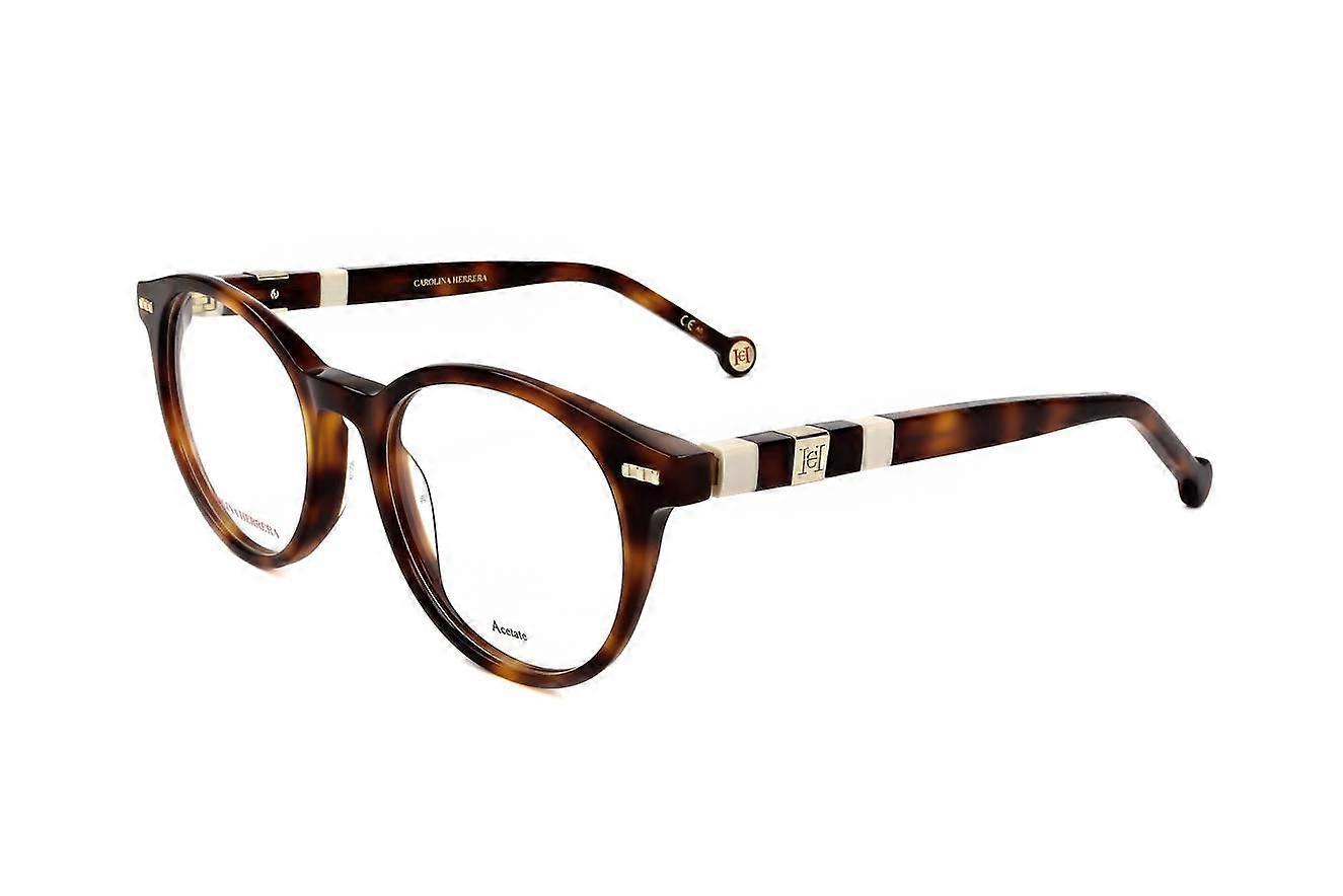 Eyewear Frames Carolina Herrera CH 0049 C1H HAVANA IVORY 50/18/145 WOMAN