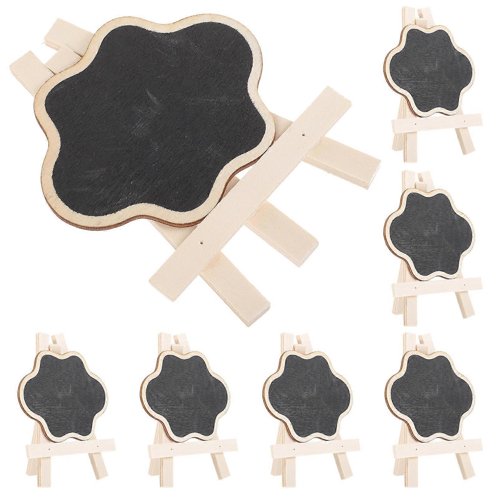 Standing Small Chalkboard 1 Set Functional Memo Board For Cafes Offices Rectangular Elegant Design