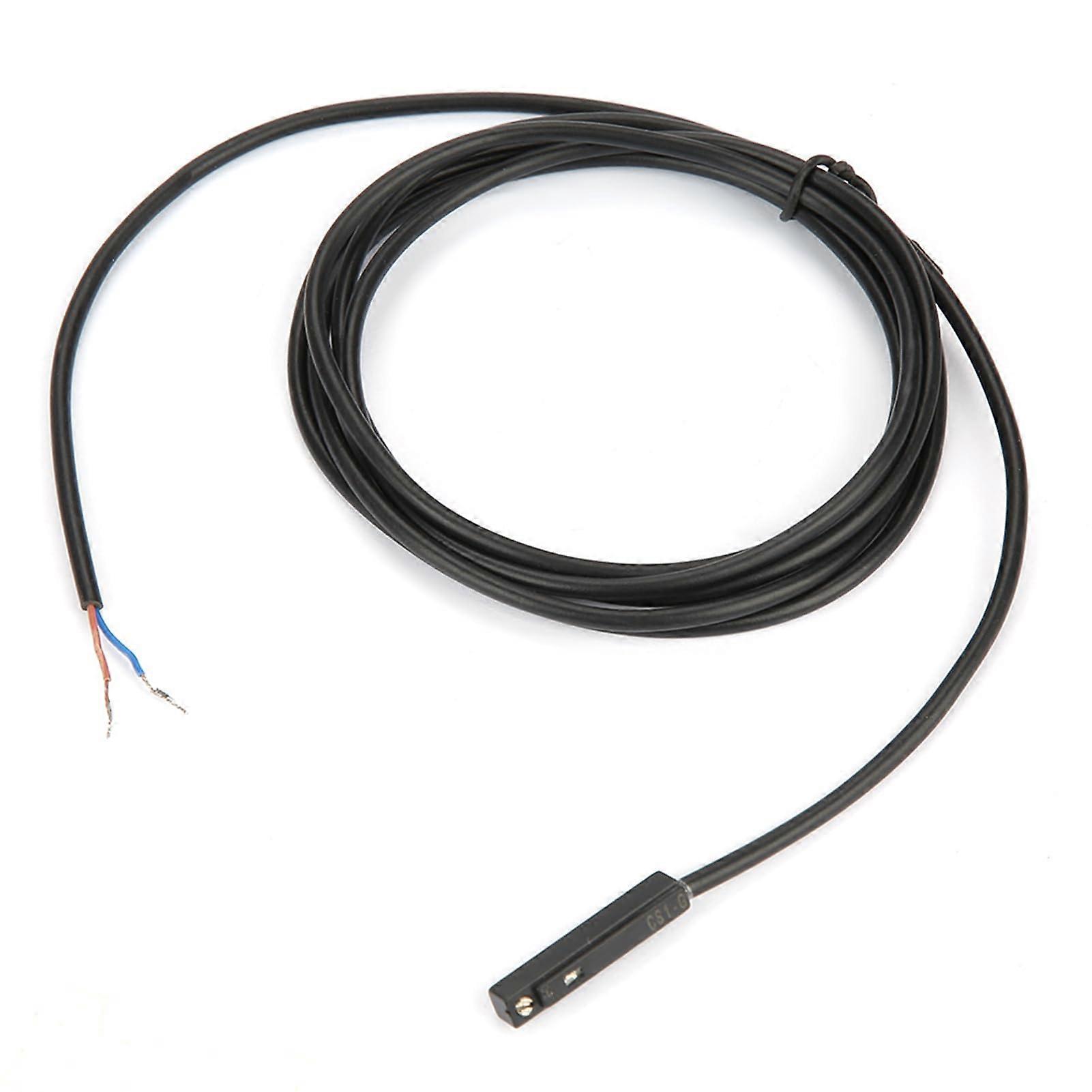 CS1,G Magnetic Reed Switch Sensor SPST Normally Open Red LED Indicator for Pneumatic Cylinder SDA QCK Rail Mounting