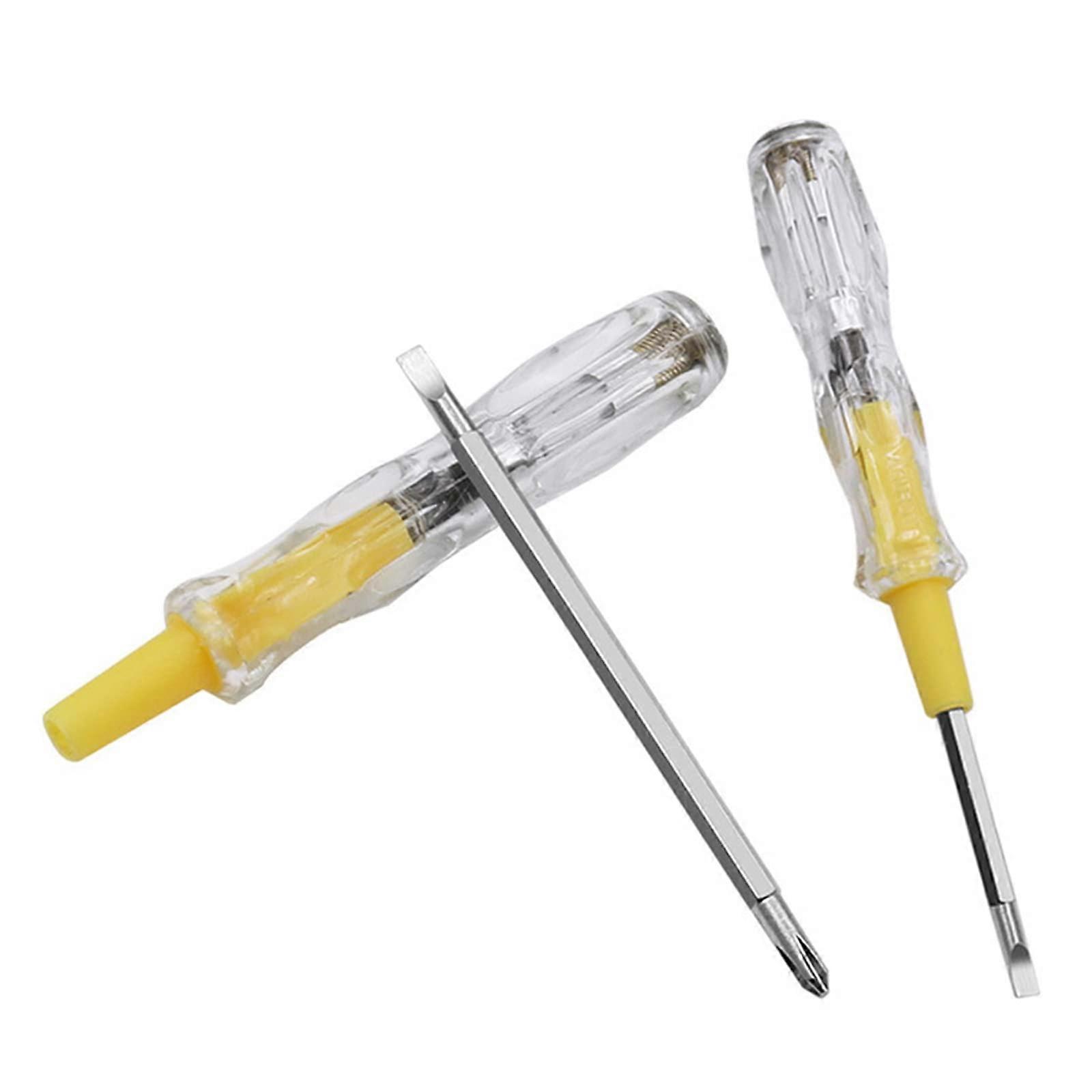 Function Household Induction Tester 100-500V Electrical Tester with Dual Light Function and Contact Test Pen