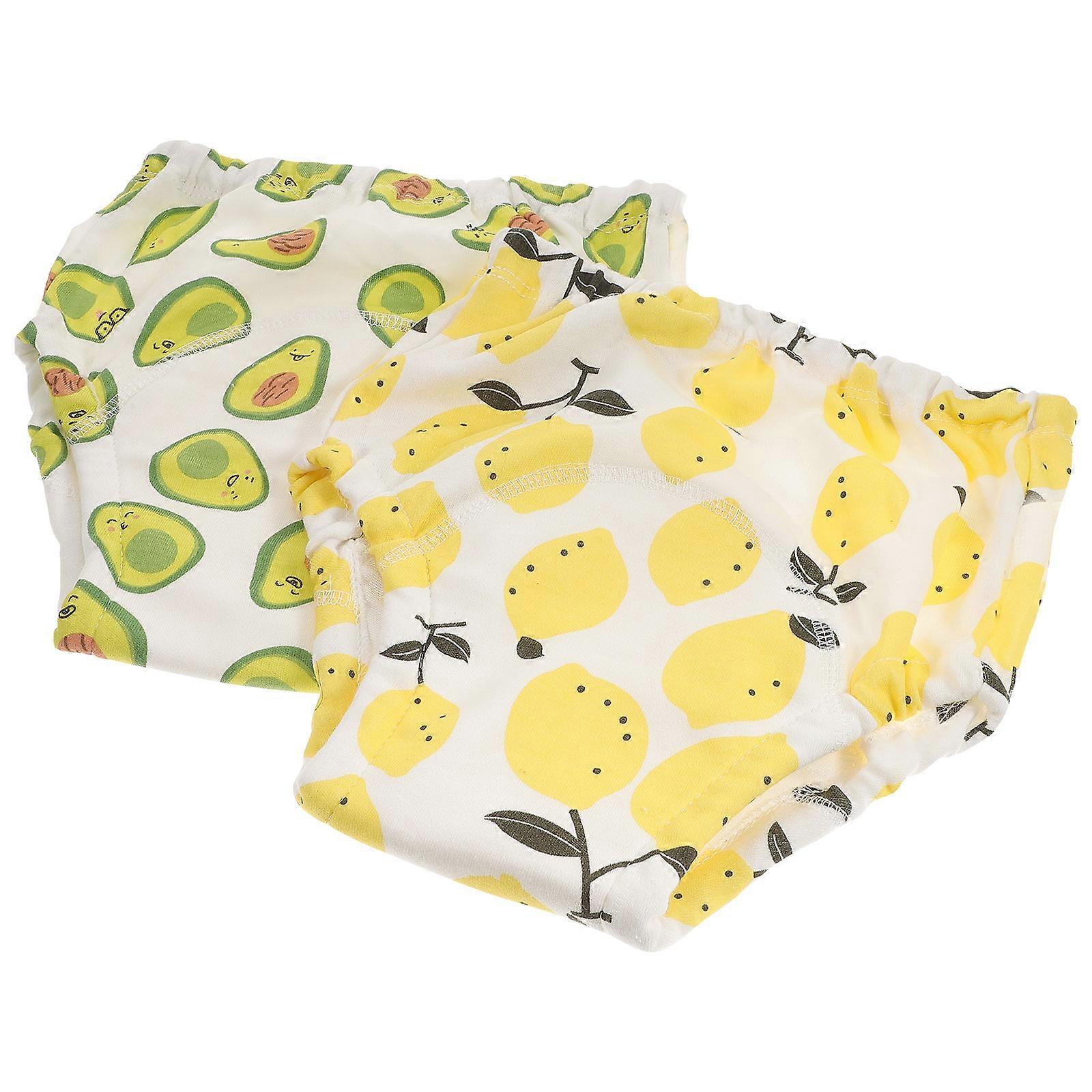 Potträningsunderkläder för baby i bomull för absorberande användning, 2 st