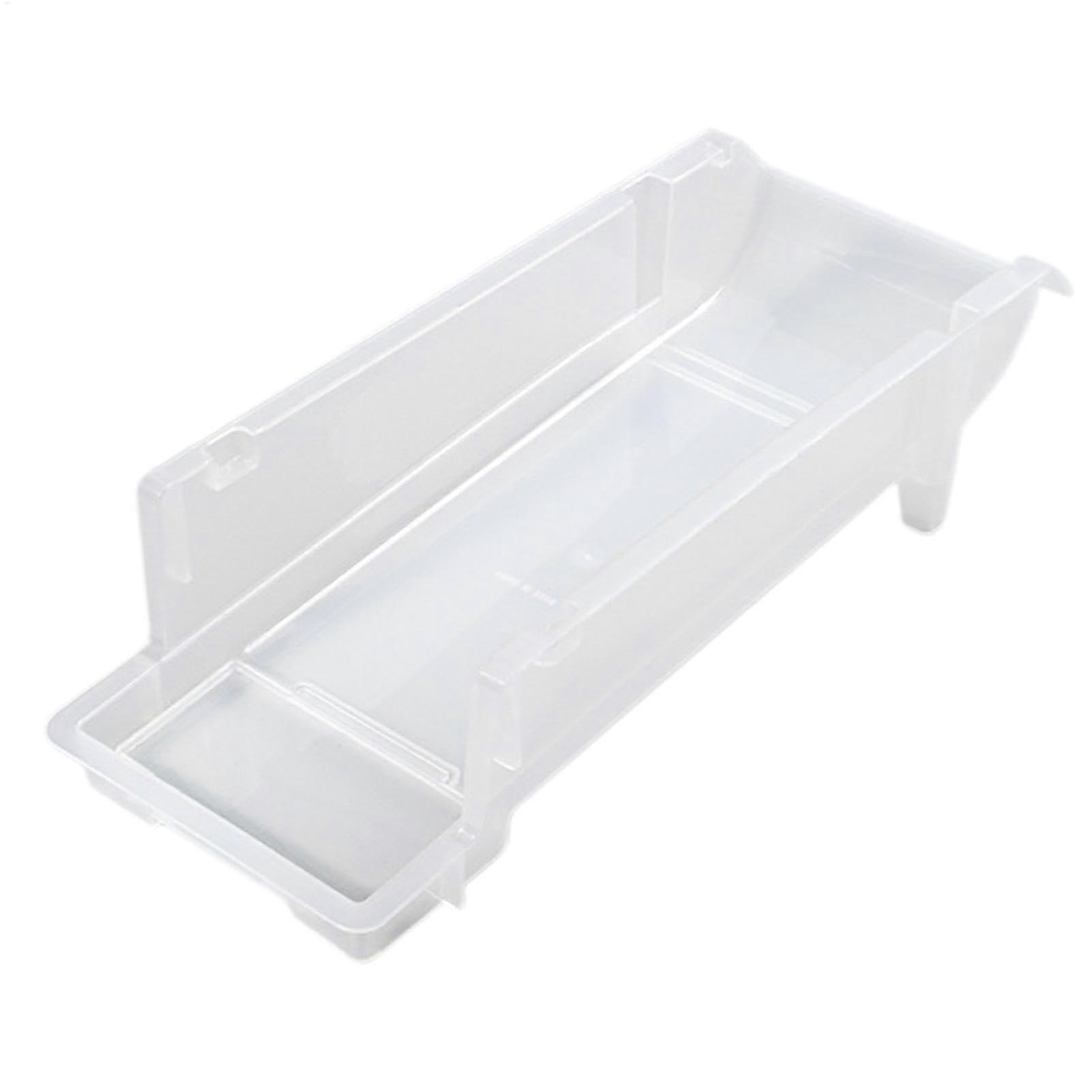 Stackable Beverage Organizer for Refrigerator, Can Dispenser with Adjustable Dividers, Clear Plastic Storage Solution for Fridge