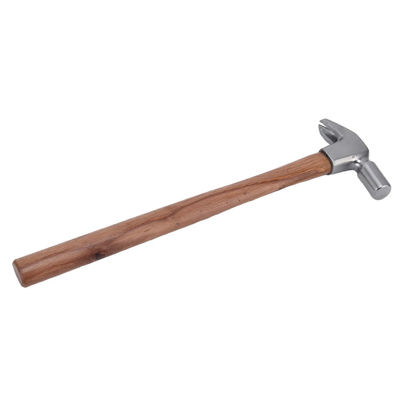 Hufschmied Hammer with Wooden Handle, Steel Garden Tool for Hoof Care and Versatile Applications