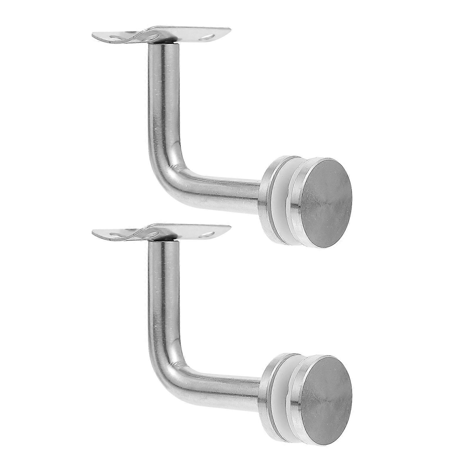 2pcs Stainless Steel Wall Mounted Bracket Support for Glass Handrails