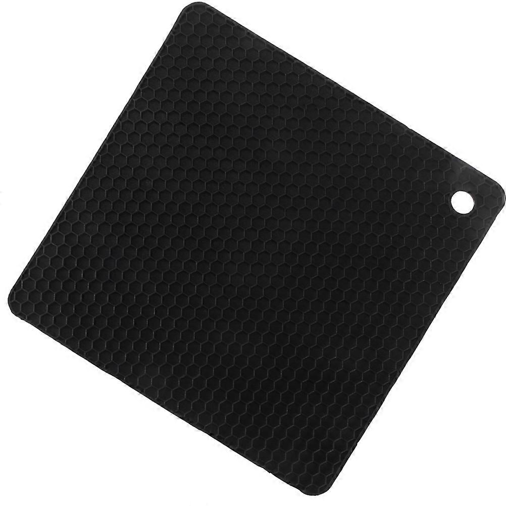 Insulated Bowl Mat With Honeycomb Design 17.1CM Blue Heat-insulation For Tableware 1PC