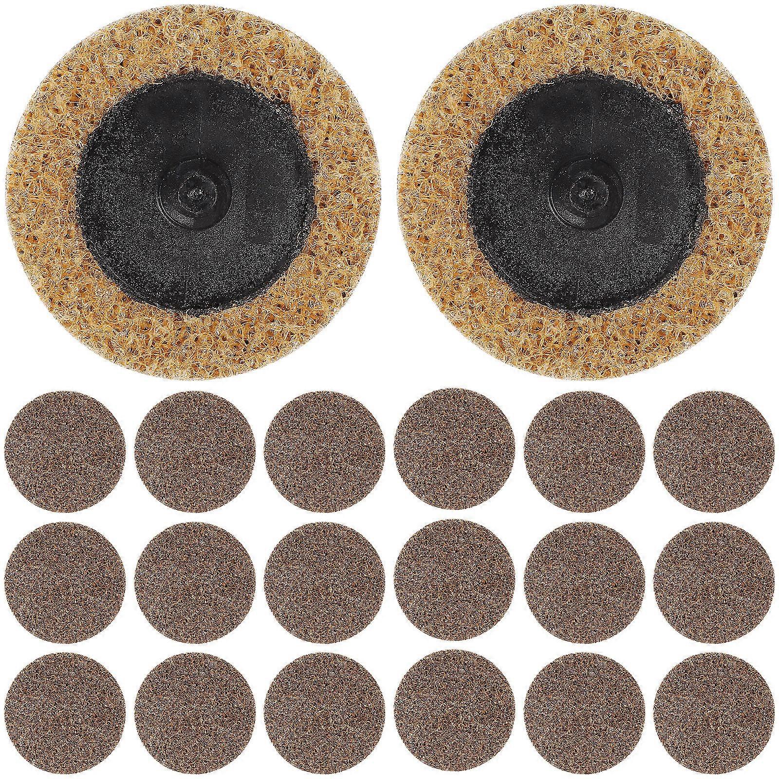 Quick Cleaning Grinding Discs 50 Pcs Circular Grinder Tools For Various Shapes Polishing 2 Inch Versatile