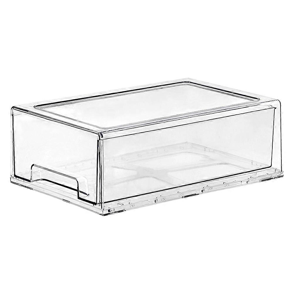 Transparent Plastic Storage Box for Cosmetic Accessories with Scientific Structure and Enough