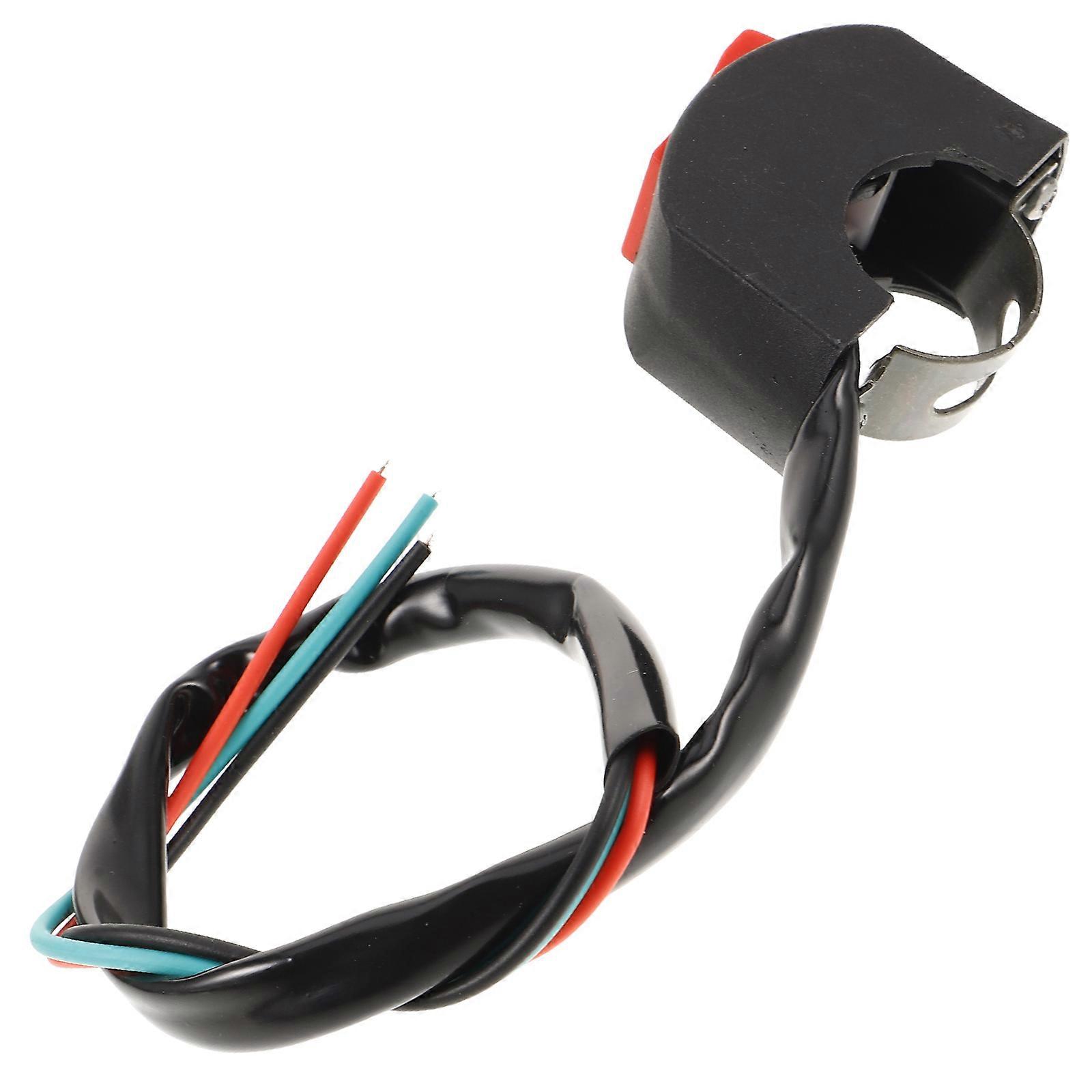 Far and Near Beam Switch Electric Motorcycle Handlebar Switch for Driving Safety 4Pcs