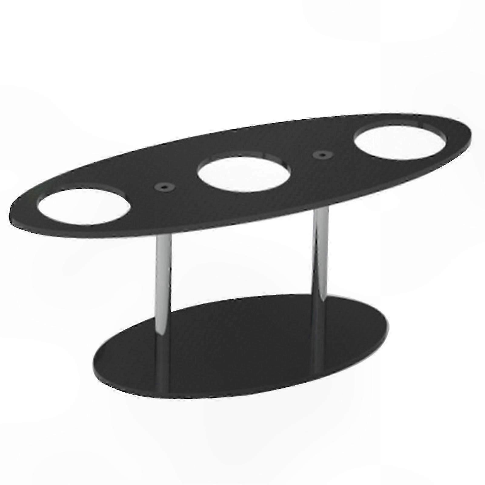 3-Hole Acrylic Cone Display Stand for Desserts, Sushi Rolls, and Events