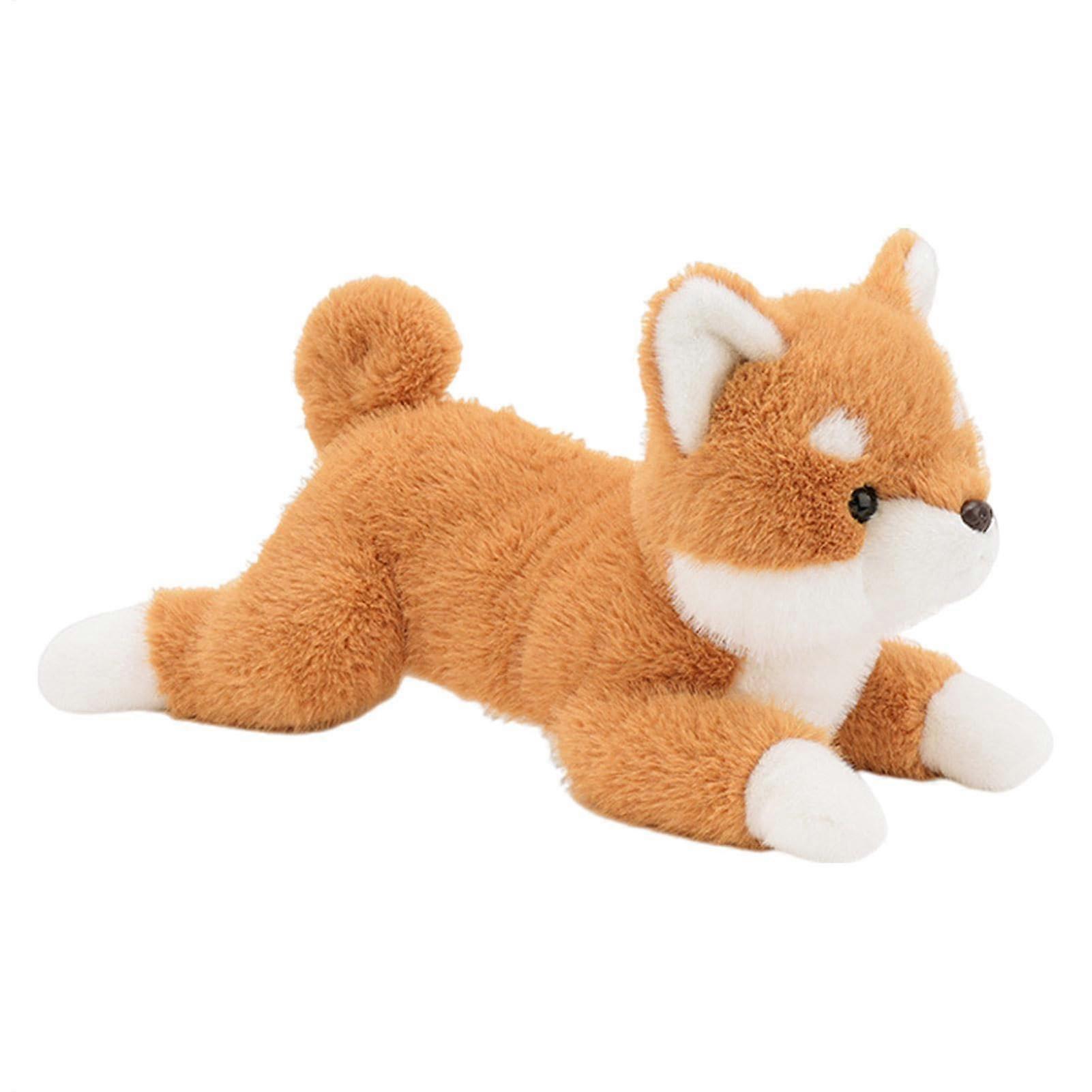 Stuffed Dog Toy - Durable Plush Dog Plush Animal, Fun Dog Accessory, Easy to Use, Dark Brown Color