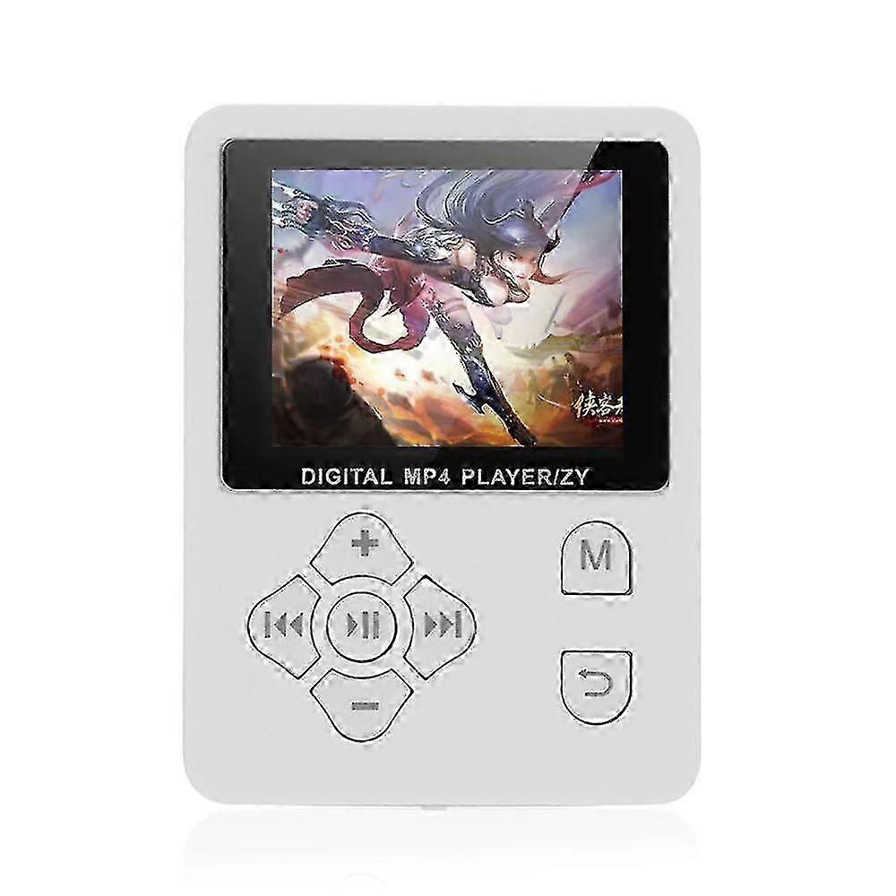 Sleek White Mini MP3 Player with 32GB Storage - Compact Music Solution for Everyday UK Commuters
