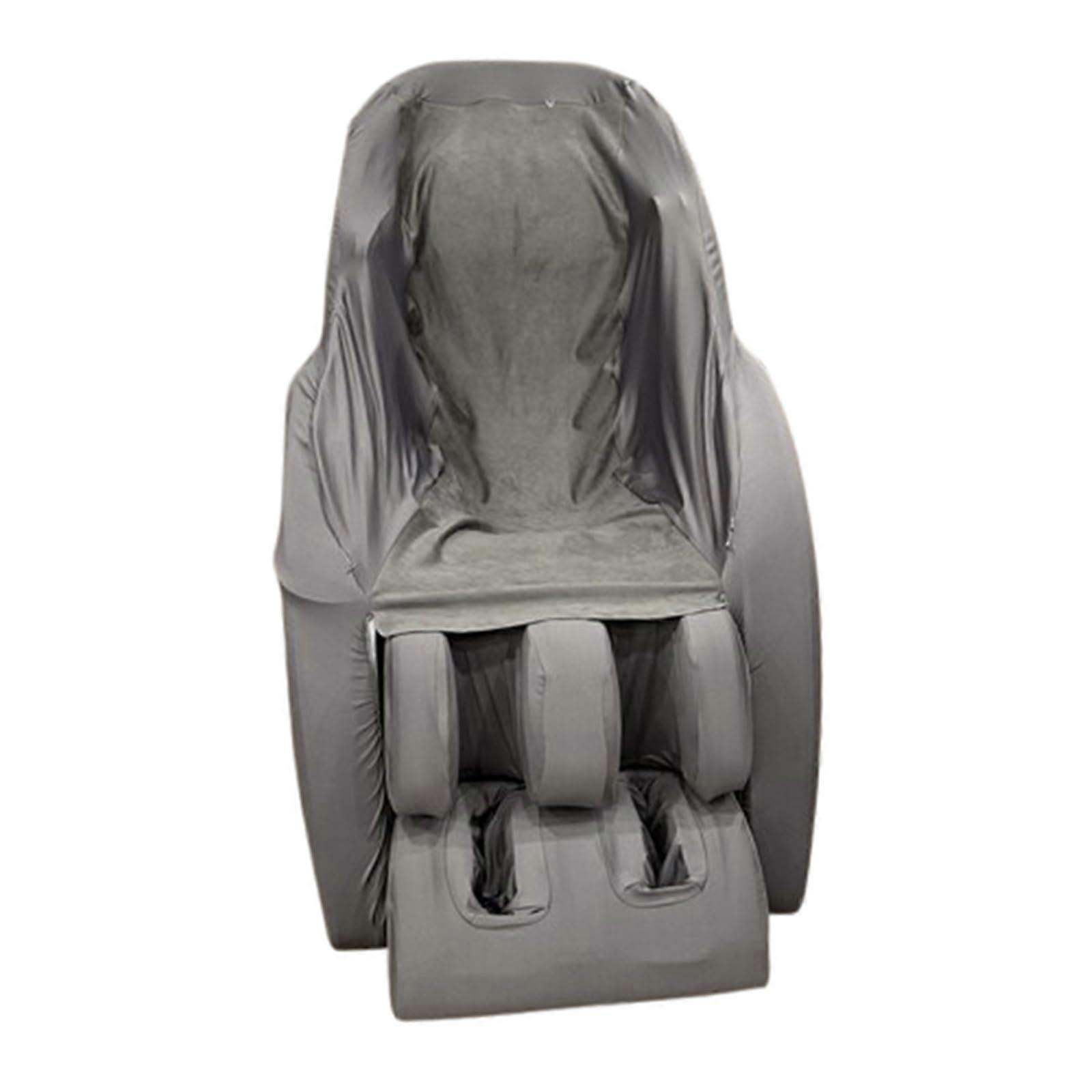 Gray,L,Zero Gravity Single Recliner Chair Dustproof Protector Cover, For All Massage Chairs Super Soft Stretch Fabric