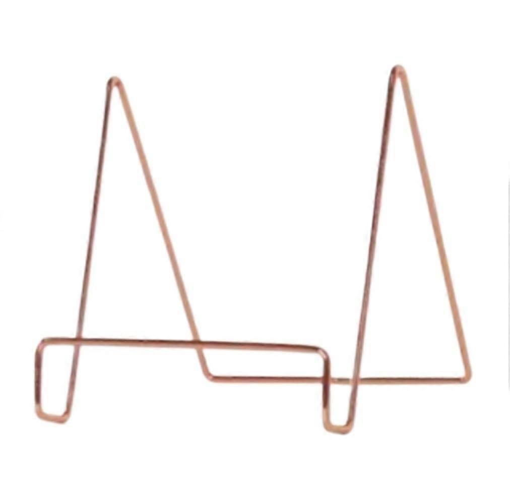 Metal cookbook stand, decorative recipe display, countertop easel for kitchen