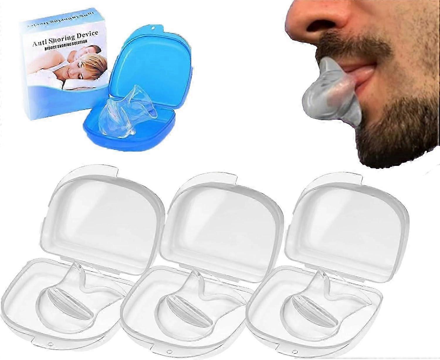 Snore Destroy glossa Retainer Holder Snoring for Improved Sleep Quality
