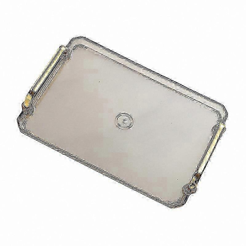 Versatile Plastic Snack and Fruit Serving Tray for Kitchen Use