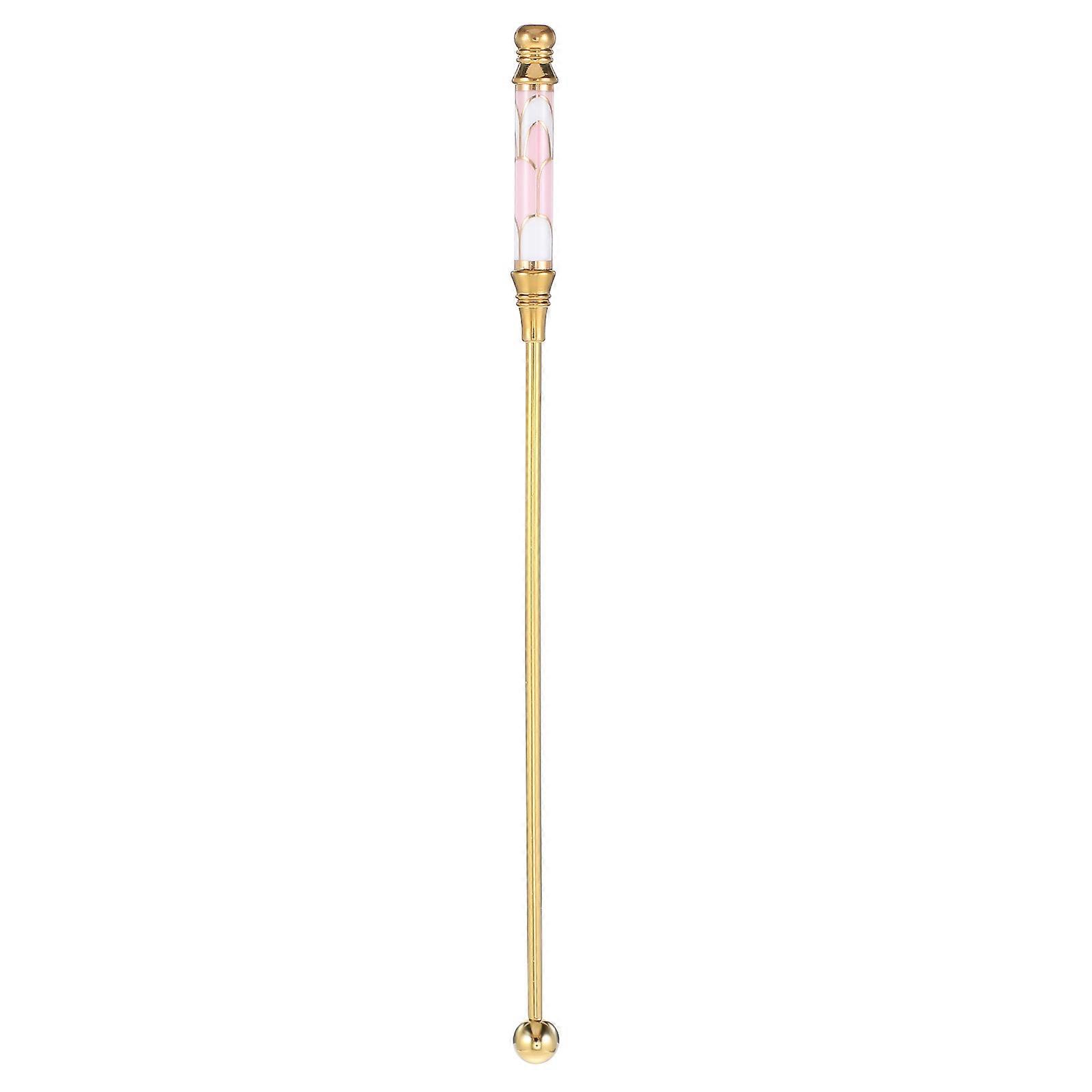 Stirring Stick High Temperature Resistance for Hotel Pink Ceramic and Stainless Steel Stirring Stick 1Pack