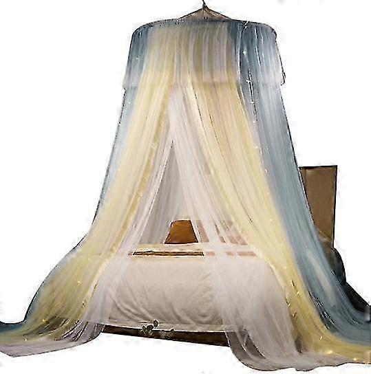 Ceiling mosquito net princess children's bed curtain free installation