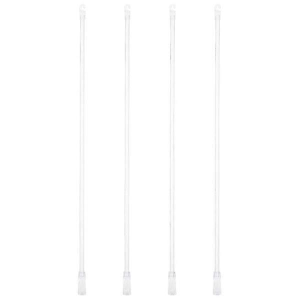 4pcs Home Blinds Pulling Rods Transparent Blinds Handles Vertical Blinds Wands