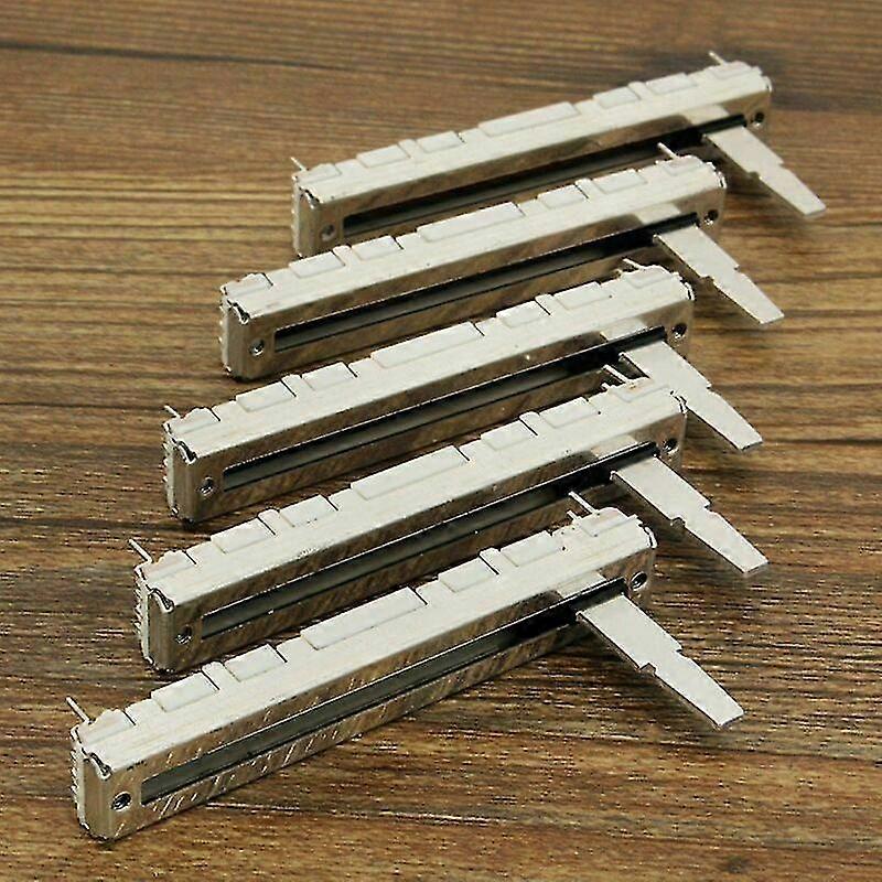 5Pcs 10kΩ Channel Fader Compatible with DJ Mixer Models DCV1010