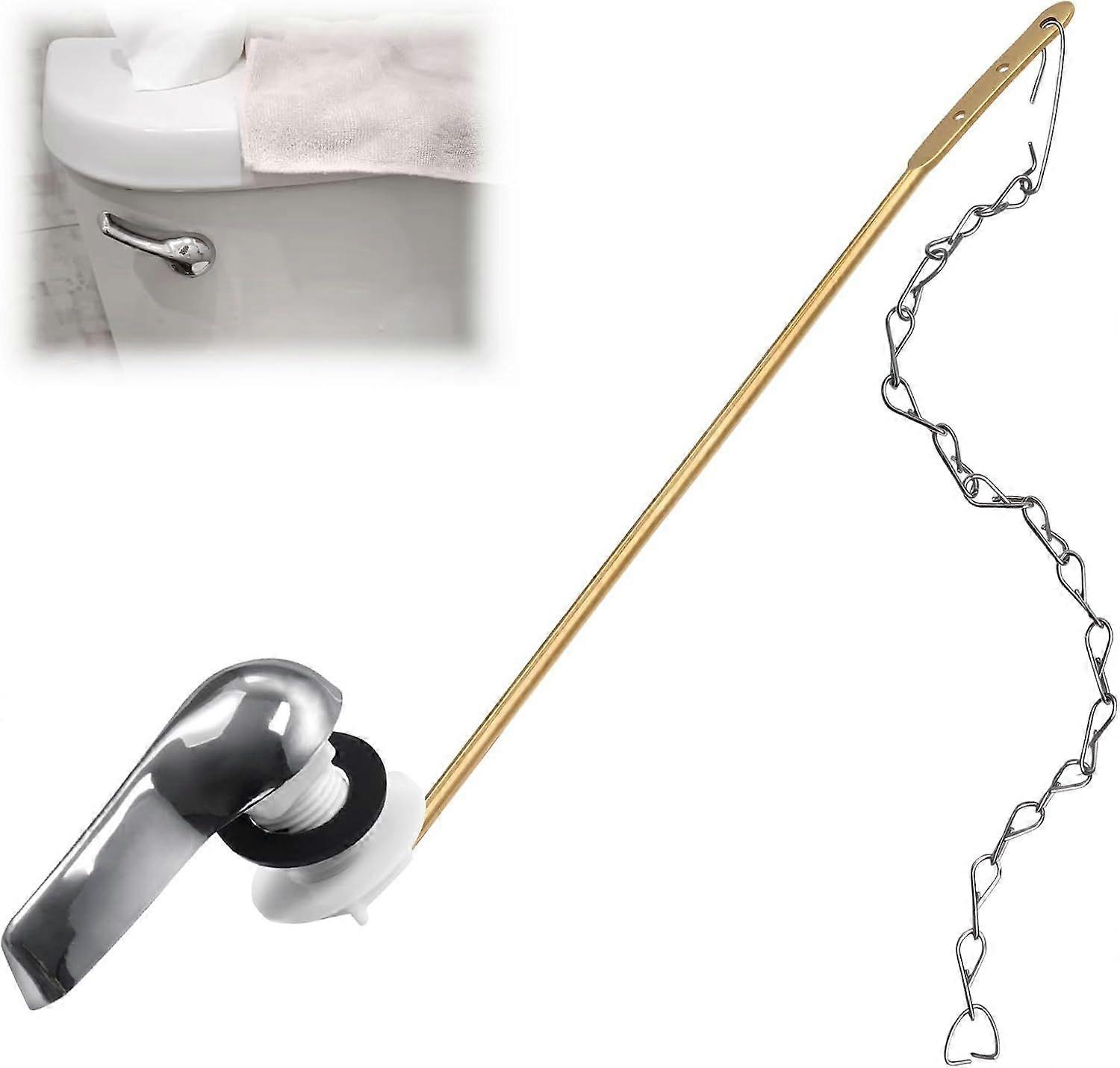 Toilet Handle Lever Flush Replacement Universal Front Mount Toilet Handle Toilet