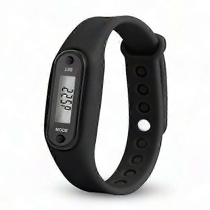 Fitness Tracker with LCD Display, Digital Pedometer Watch, Step and Calorie Counter for Walking
