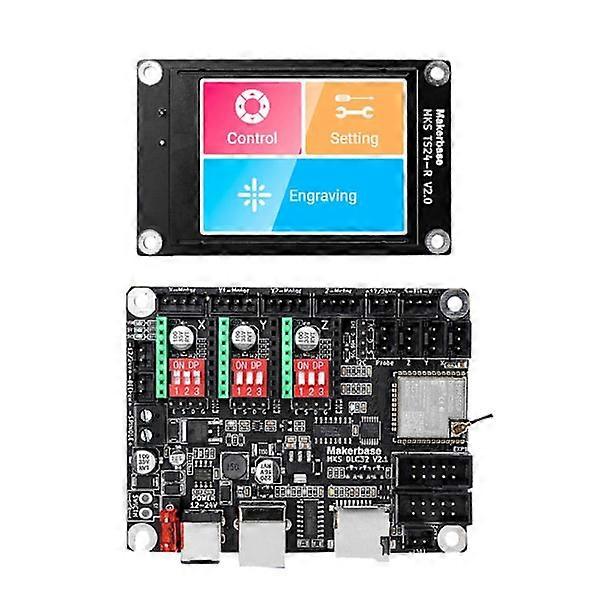 MKS DLC32 V2.1 Control Board + Screen+ Housing Set for DIY Engraving Machine - CNC Controller Kit