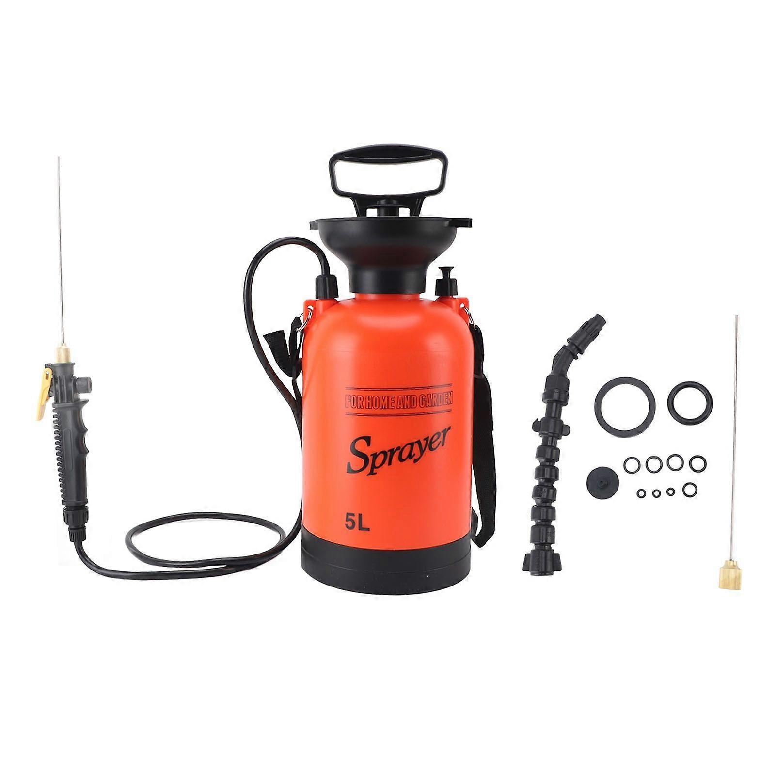 Garden Shouder Sprayer PP Even Spraying Wide Coverage Sprayer for Termite Prevention 5L