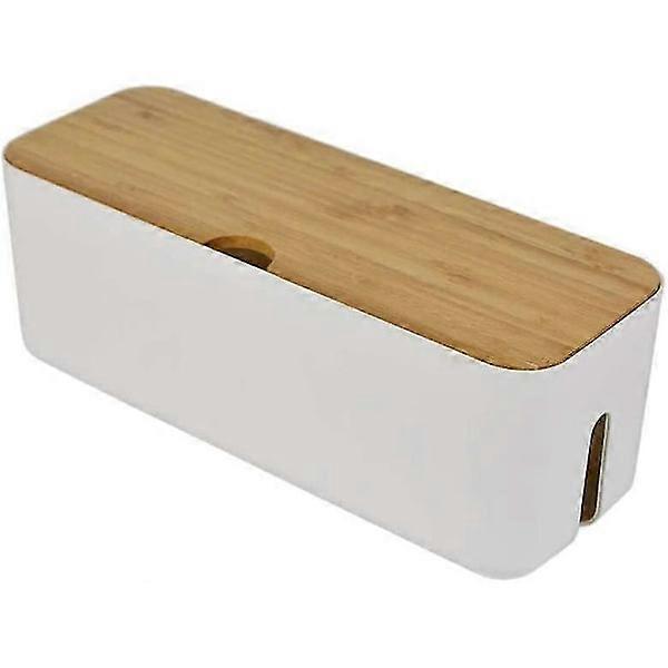 Cable Management Box Small White Cable Organizer Box White