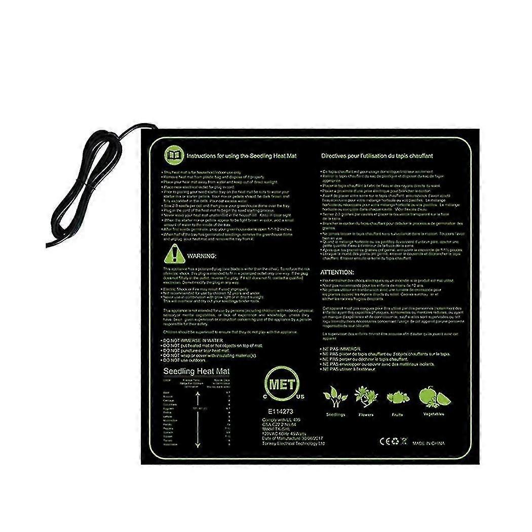 Warm Hydroponic Heating Pad Durable Thermostat Plant Heating Mat Wa...