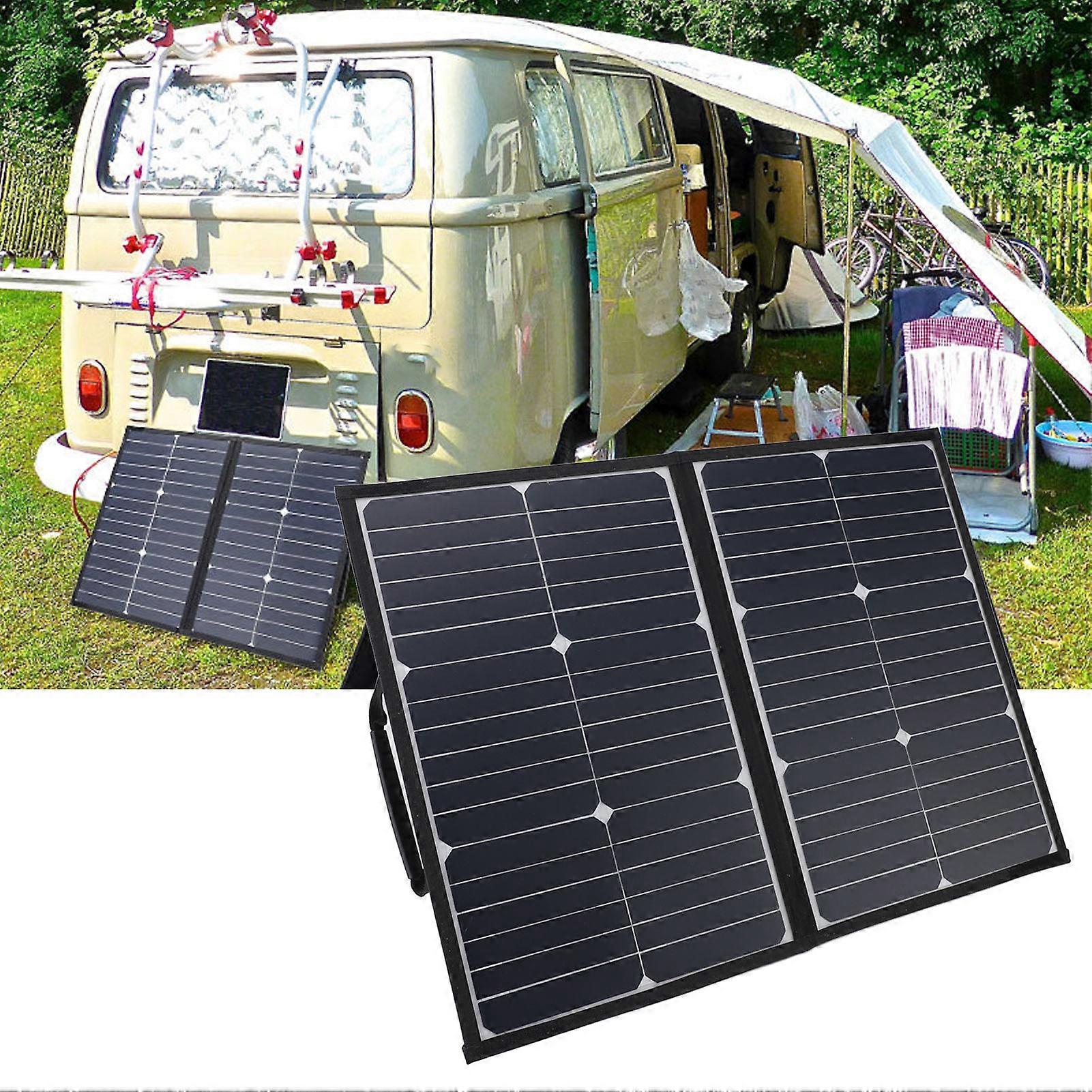 40W Monocrystalline Portable Solar Panel Charger Kit Foldable