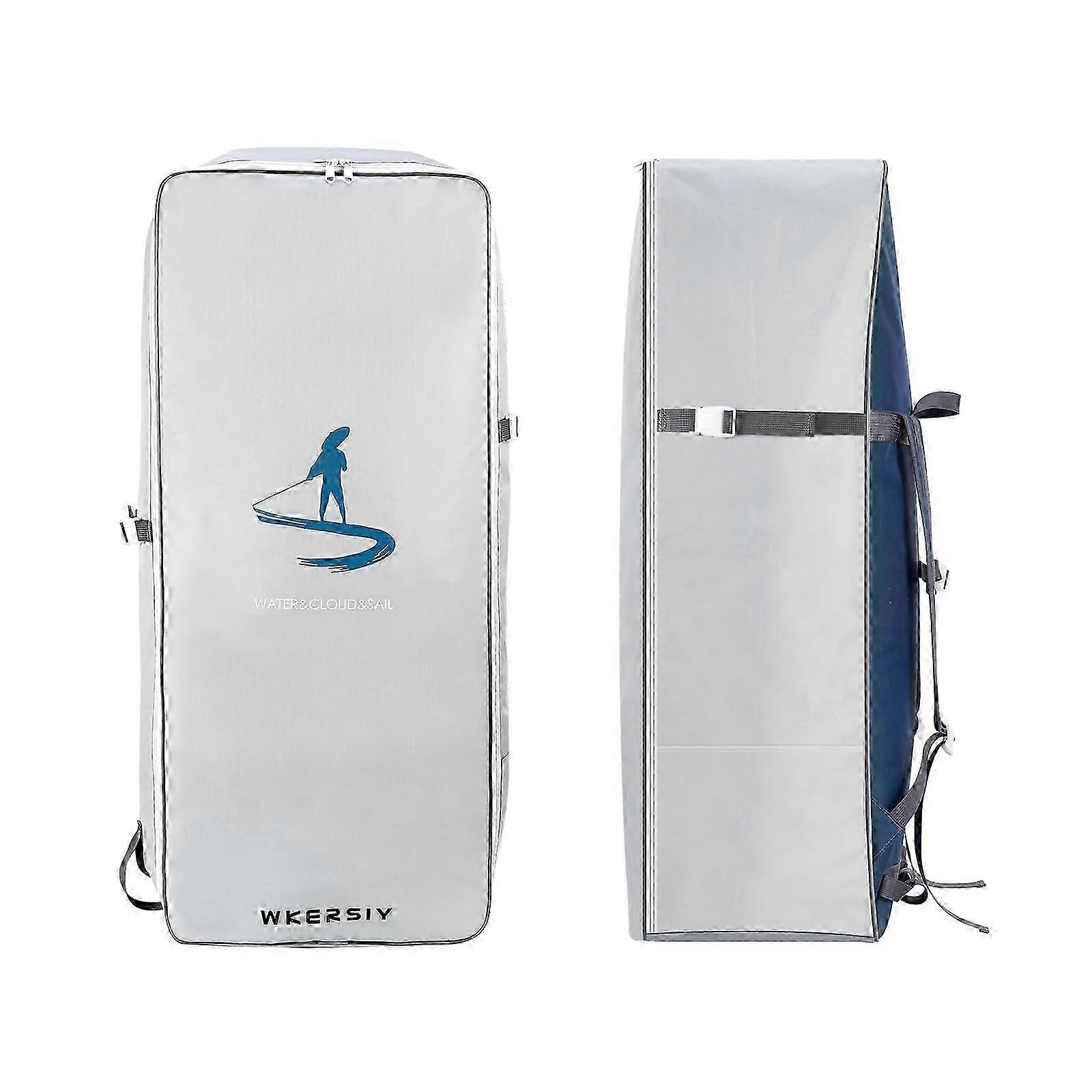 105L Paddle Board Backpack Oxford SUP Cloth Surfboard Bag, White