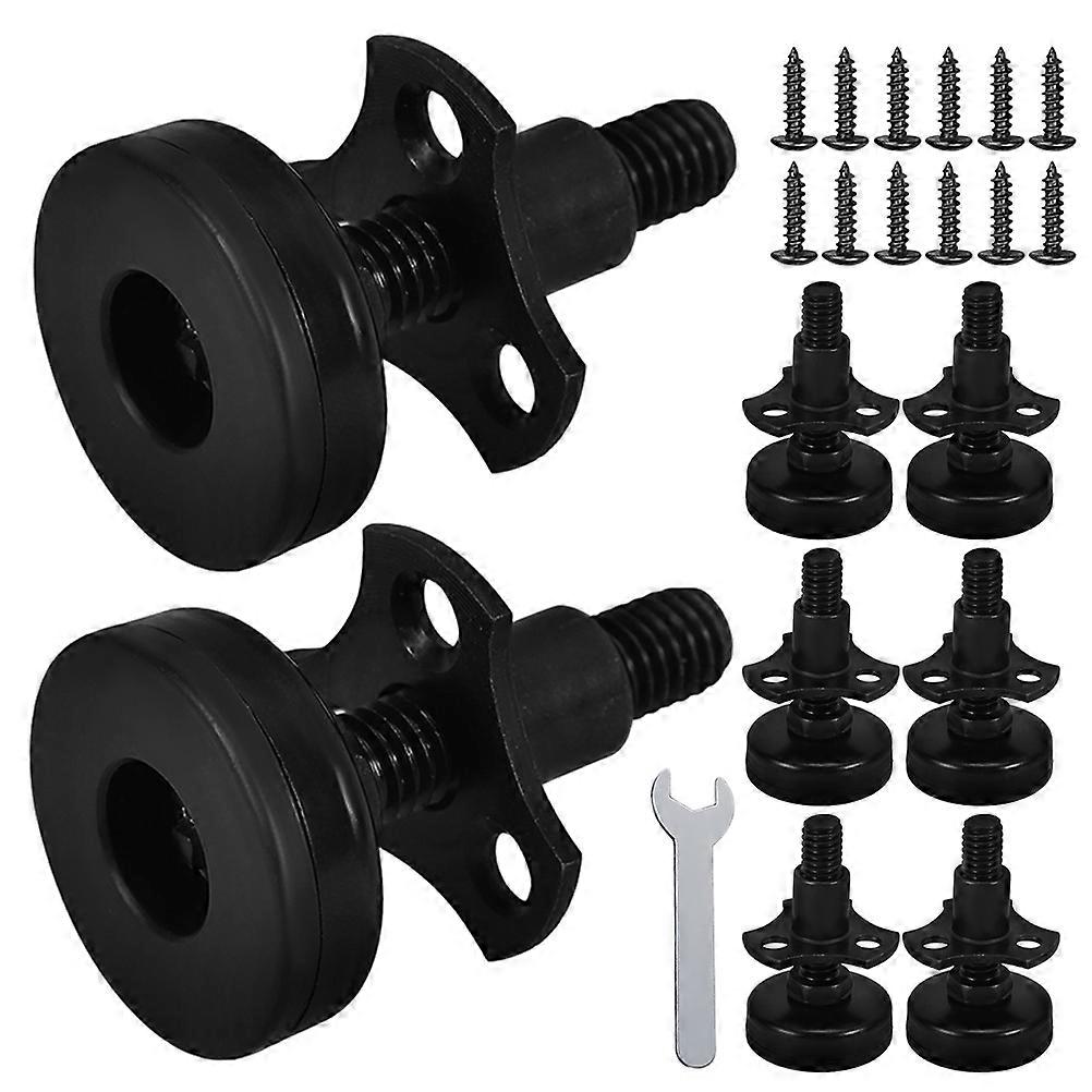 8pcs Furniture Leveler Adjustable Leg Screw On Leveler for Furniture Workbench