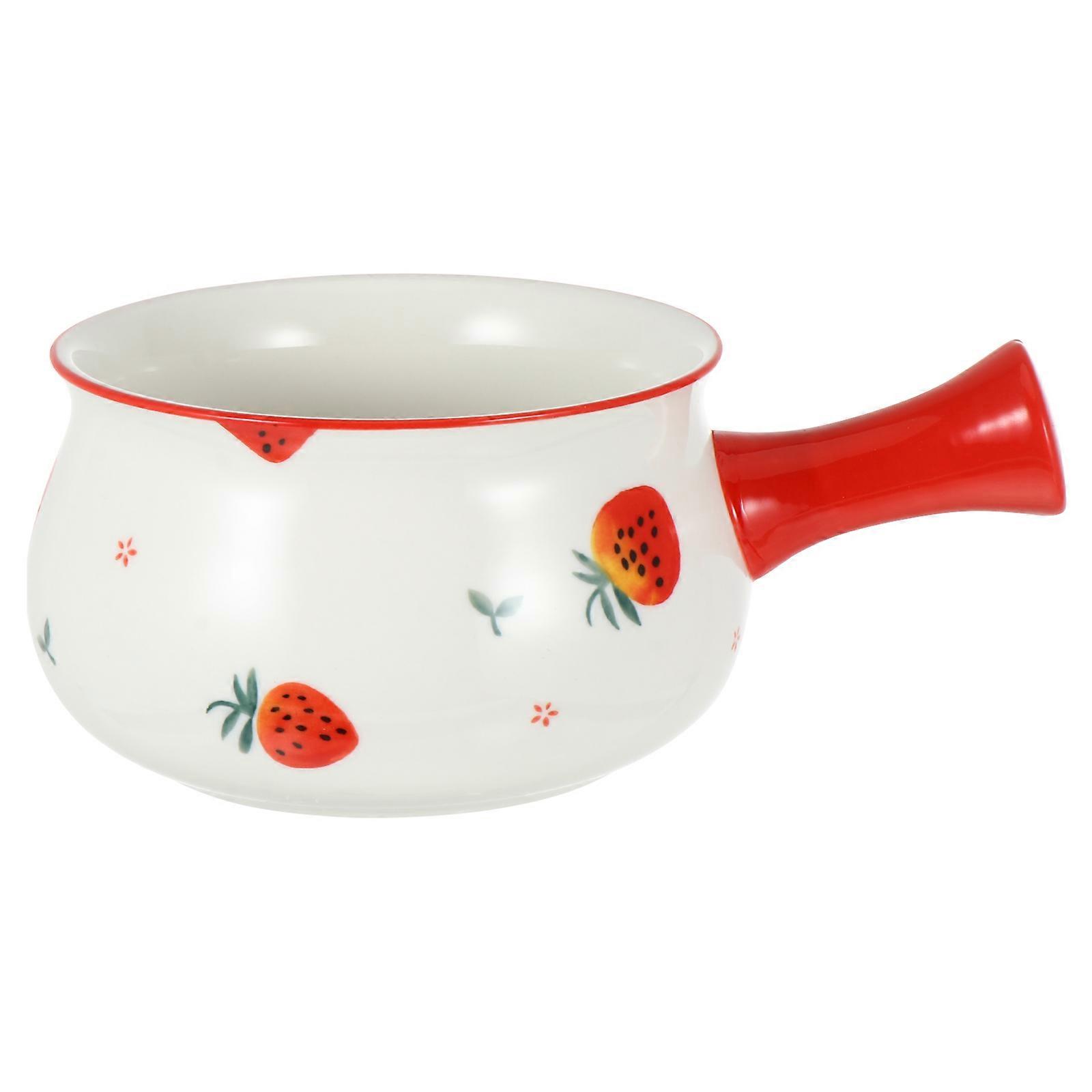 Milk Pots Ceramic Milk Pot Designed For Home Cooks 17.5x12x7cm Oven Safe 1Pc