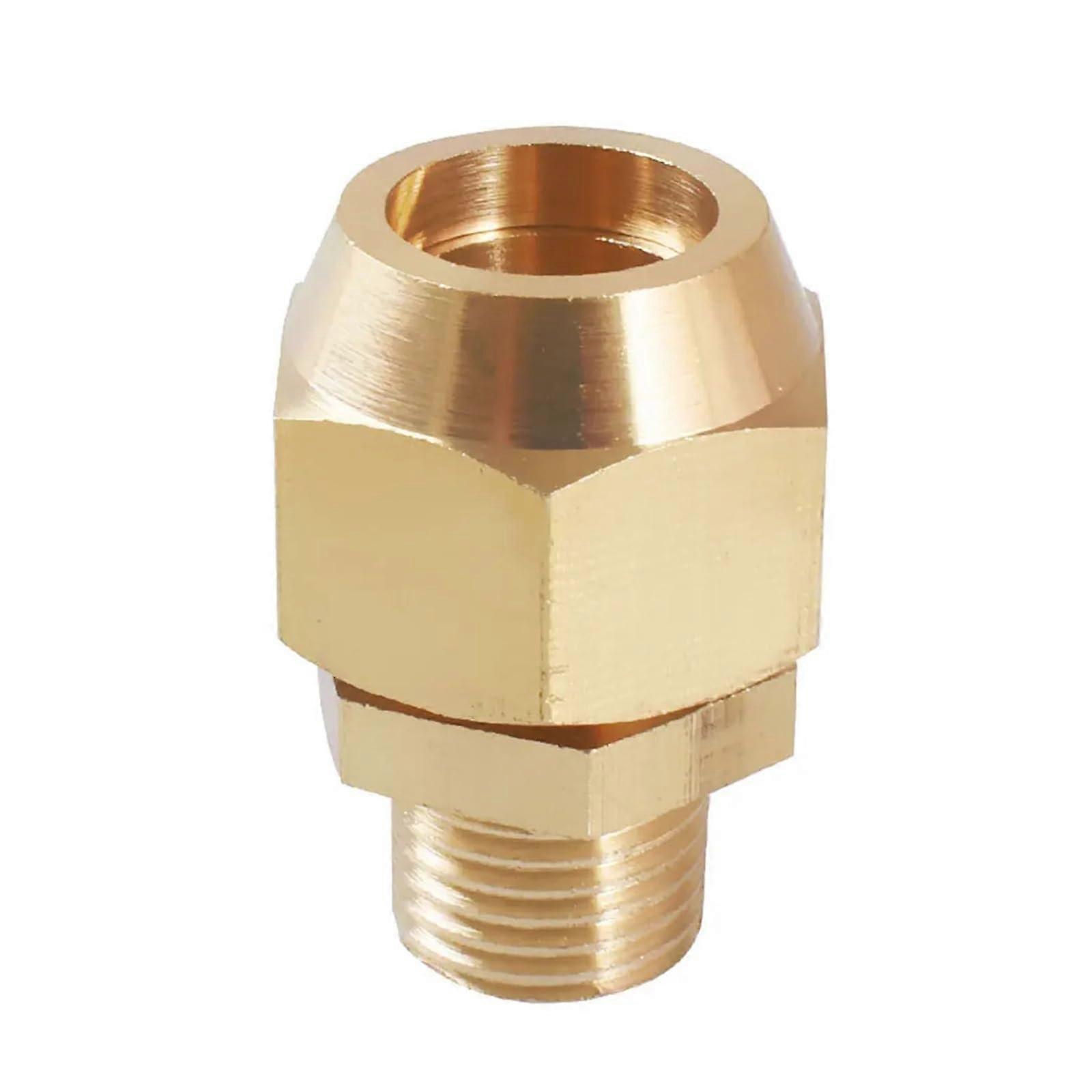 BSPP Male x Flare Fit Brass Pipe Fitting 1/8 1/4 3/8 Inch To 6/8/10/12/14/16 mm Metric Tube Adapter For AC