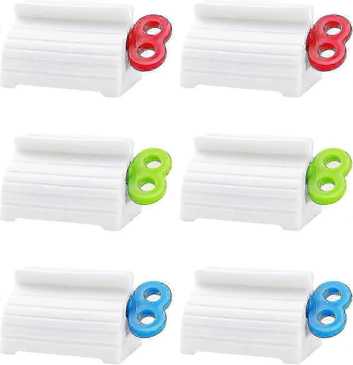 2025 Toothpaste Squeezer, 6 Pcs Toothpaste Tube Squeezers, Multi-Purpose Toothpaste Dispenser, Rolling Toothpaste Holder Stand by MoHern