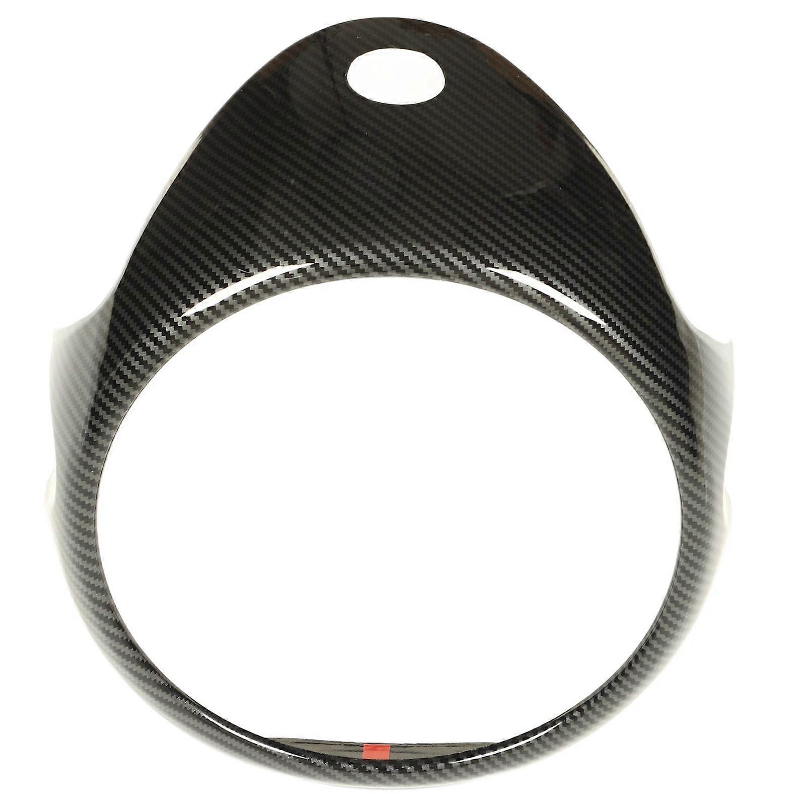 Center Console Speedometer Cover Carbon Fiber Color ABS Plastic for Cooper R54 R55 R56
