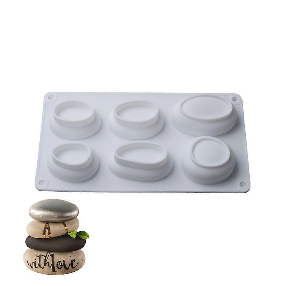 Cobblestone Shaped Cake Mold 3D Pebbled Pastry Mold Silicone Baking Mold