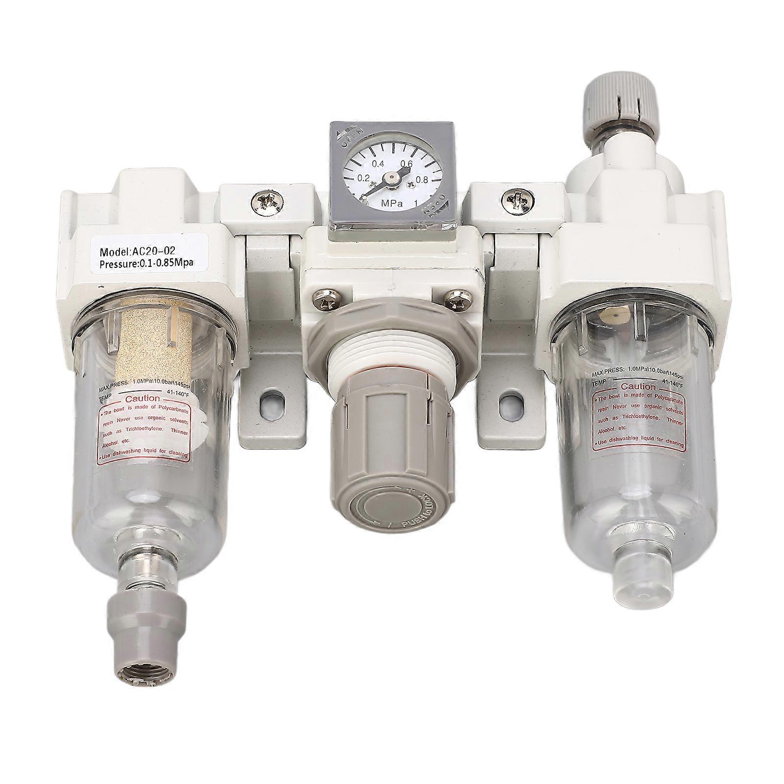 Compressor Oiler Separator G1/4in Aluminum Alloy Air Filter