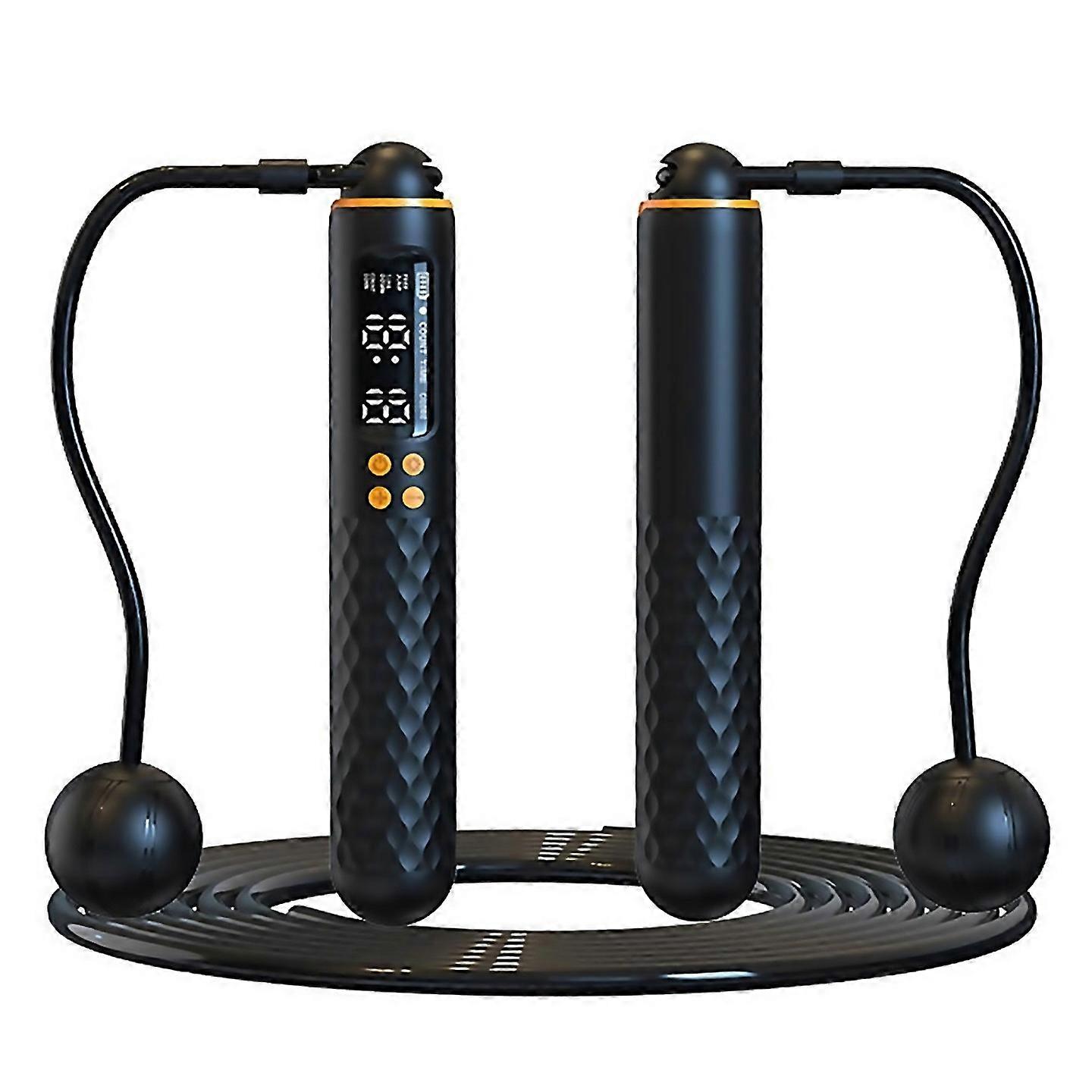 Pour le comptage intelligent corde à sauter sans corde Noir