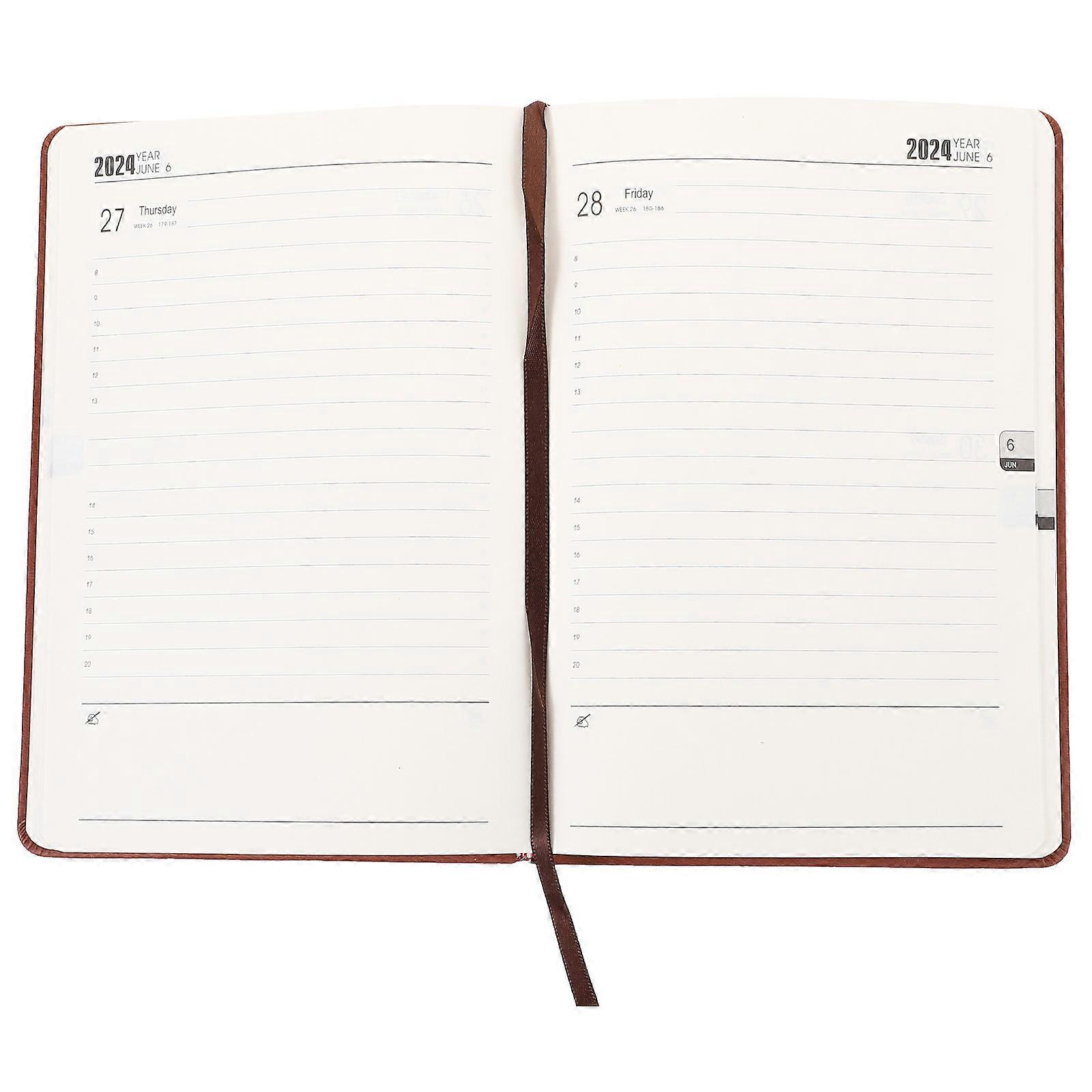 Writing Notebook Yearly Schedule Notepad Daily Planner for Writing
