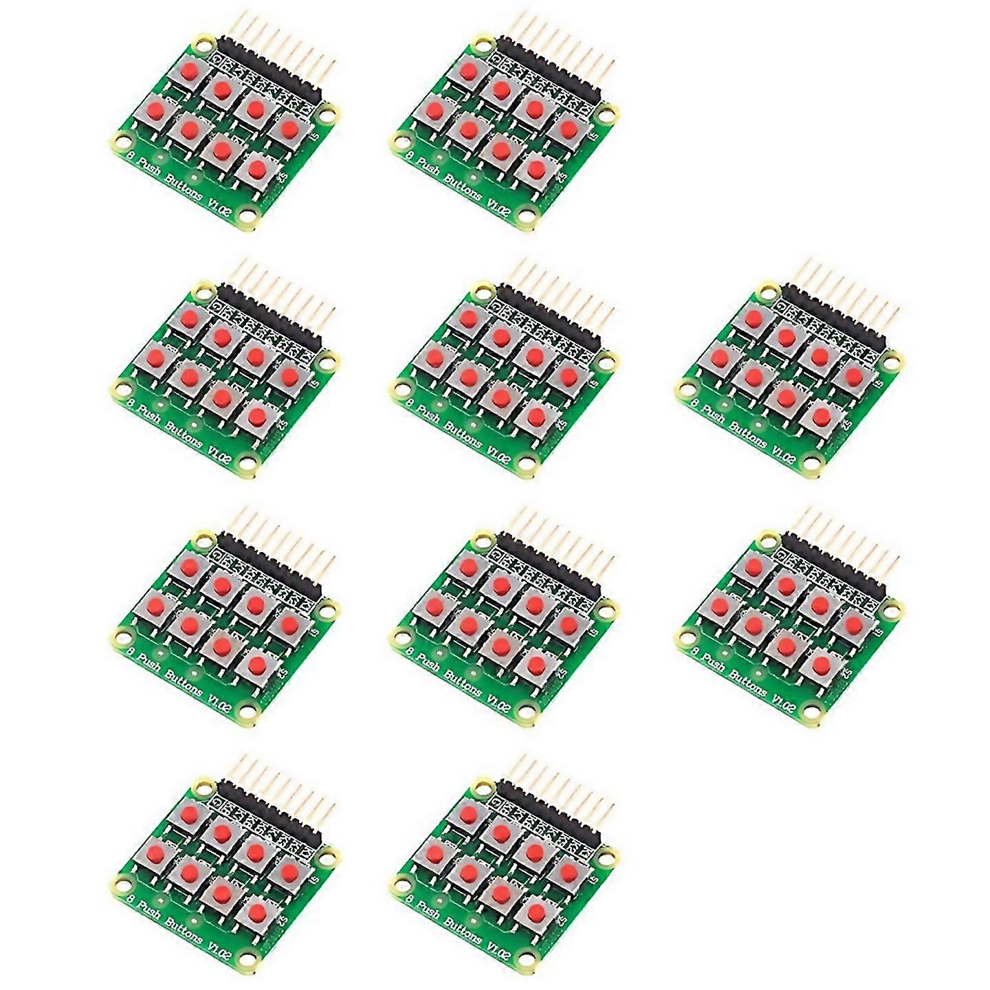 For 4x2 Keypad 8 Push Buttons V100 Key Board Matrix Keyboard Button