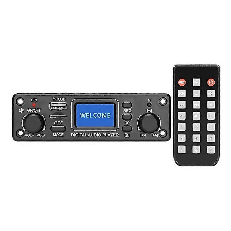 For Digital Audio Player Bluetooth Mp3 Player Decoder Board 128x64 Dots Lcd Usb Sd Bt Fm Music Playe