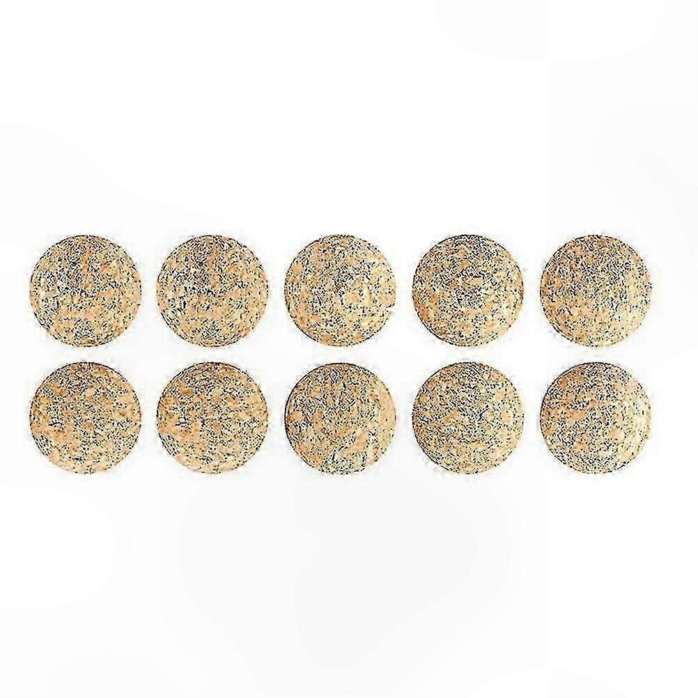 10 Pack Solid Wood Foosball Balls for Table Soccer Games