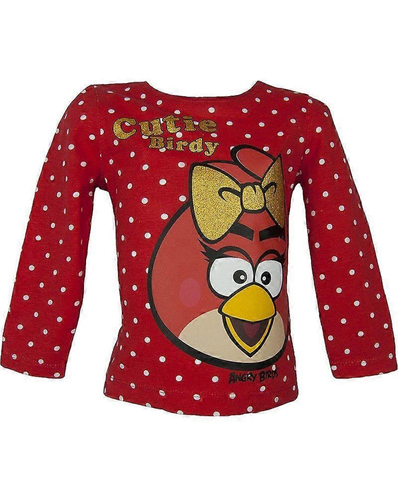 Sinte fugler jenter lang ermet topp / t-skjorte