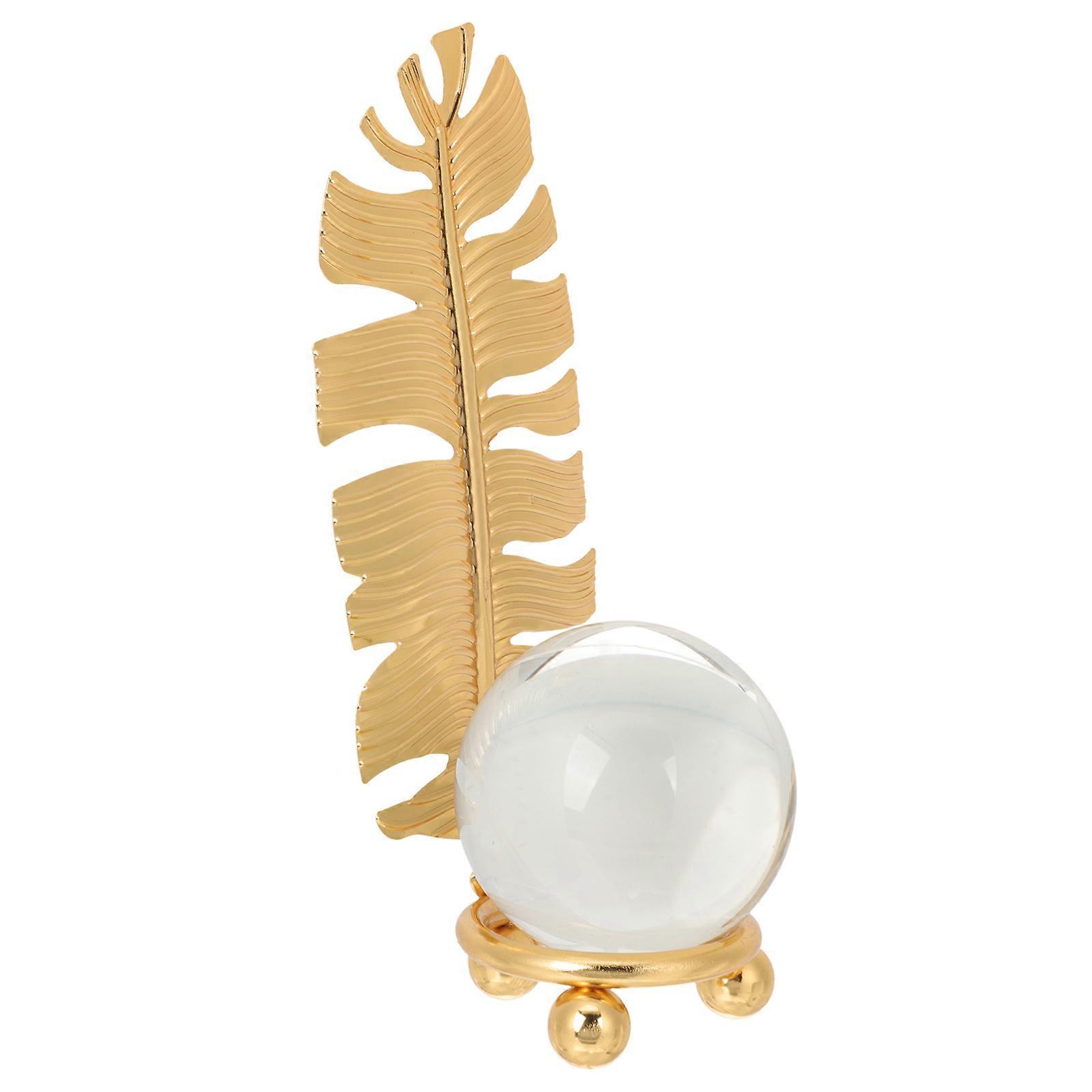 Crystal Ball Ornament for Home Decoration 2Sets Elegant Desktop Display